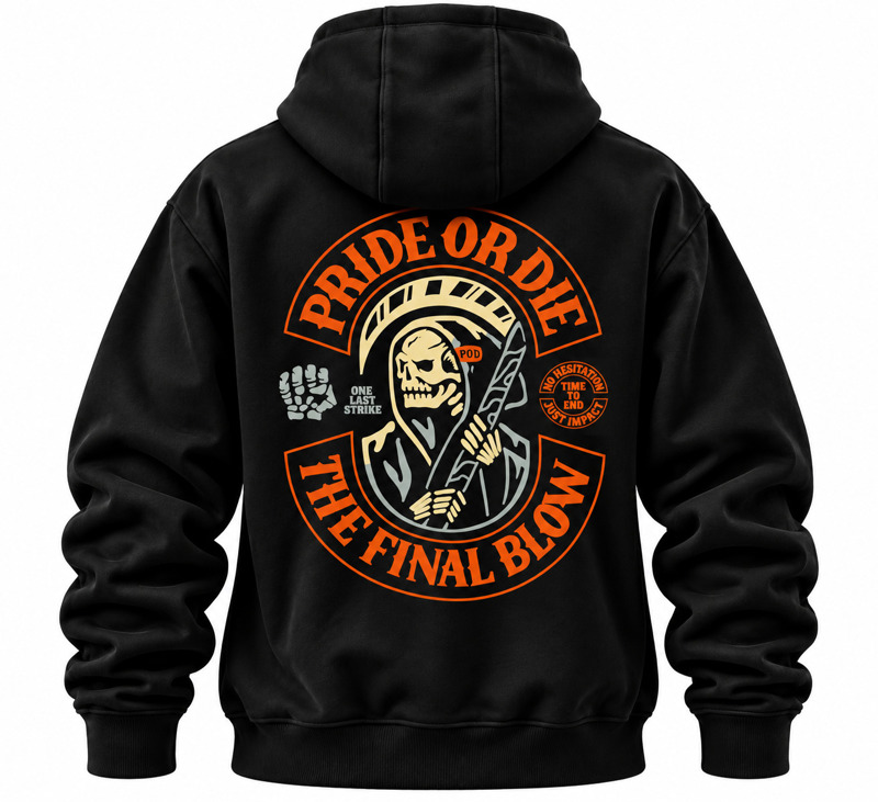 PRIDE OR DIE final blow fouter-black